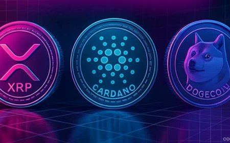 XRP, ADA, and DOGE Poised for Double-Digit Gains as Bullish Patterns Emerge