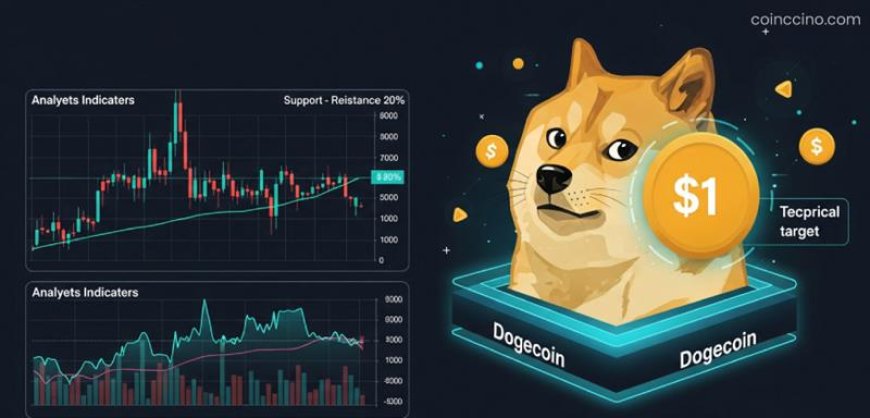 Dogecoin’s $1 Target: Analysts See Technical Setup Fueling a Possible Breakout