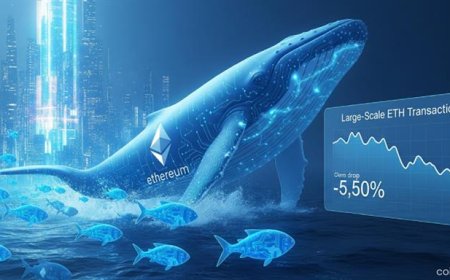 Ethereum Whales Retreat: Large-Scale ETH Transactions Markedly Decrease