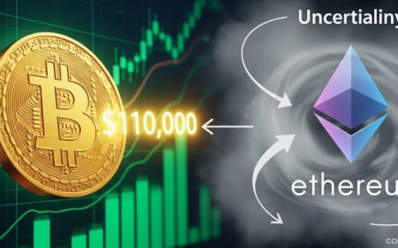 Bitcoin Rebounds to $110,000, While Rotation to Ethereum Gives Way to Uncertainty