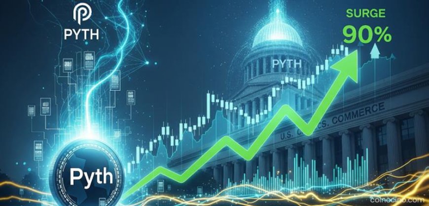 Pyth (PYTH) Surges ~90% After U.S. Commerce Taps It for On-Chain GDP Data Distribution