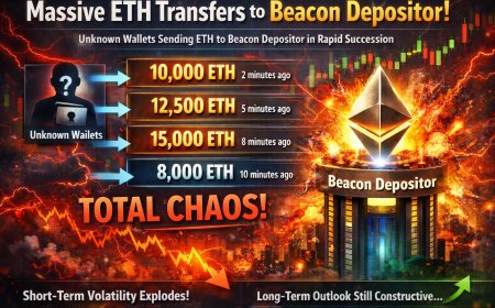 Ethereum Slides as Massive Whale Activity Triggers Short-Term Selling Pressure