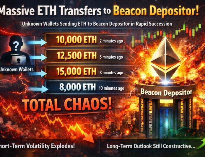 Ethereum Slides as Massive Whale Activity Triggers Short-Term Selling Pressure