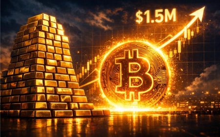 Adam Back Predicts Bitcoin Could Reach $1.5 Million if It Matches Gold’s Market Value