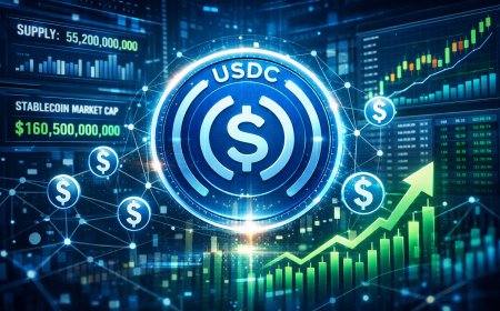 USDC Supply Climbs to Record High as Stablecoin Demand Surges