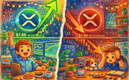 XRP Rebound Stalls Near $1.46: Bulls Struggle to Regain Momentum