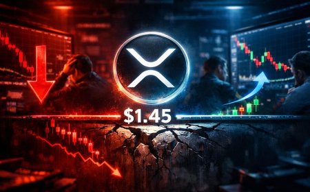 XRP Risks Fresh Drop Below $1.45 as Bearish Pressure Builds