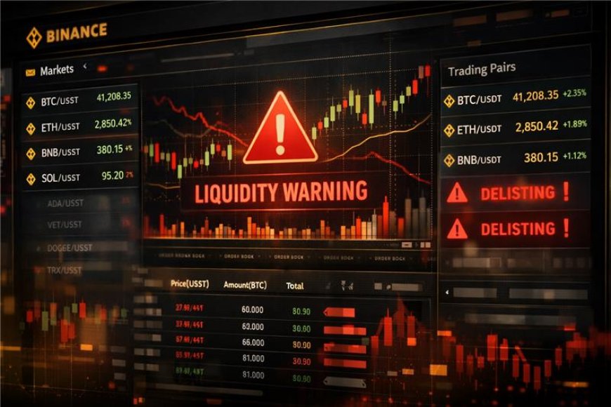 Binance Removes Multiple Altcoin Trading Pairs From Spot Market