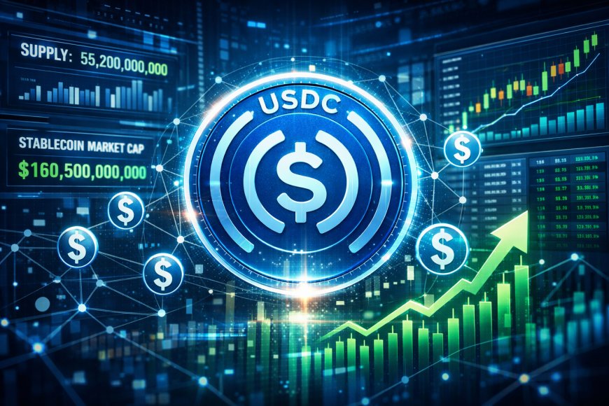 USDC Supply Climbs to Record High as Stablecoin Demand Surges