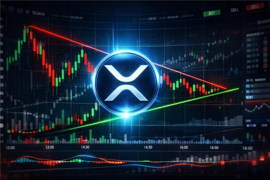XRP Pulls Back to $1.44 After Rally to $1.62 as Wedge Pattern Signals Next Move