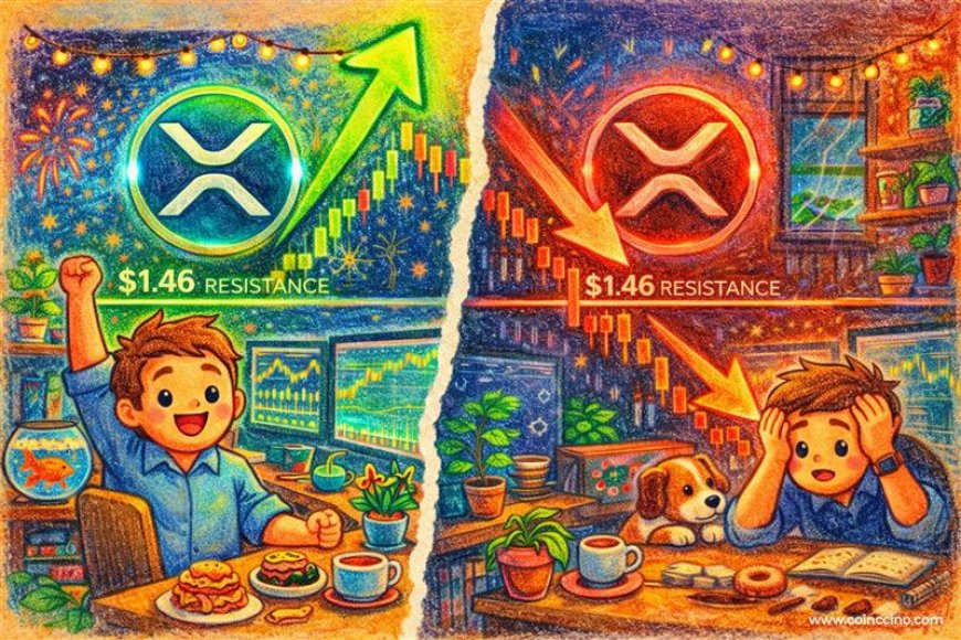 XRP Rebound Stalls Near $1.46: Bulls Struggle to Regain Momentum