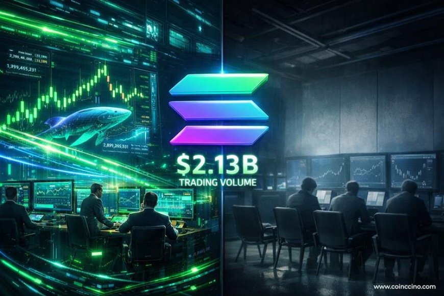$2.13B in Solana Trading Volume — But Where Are Retail Investors?