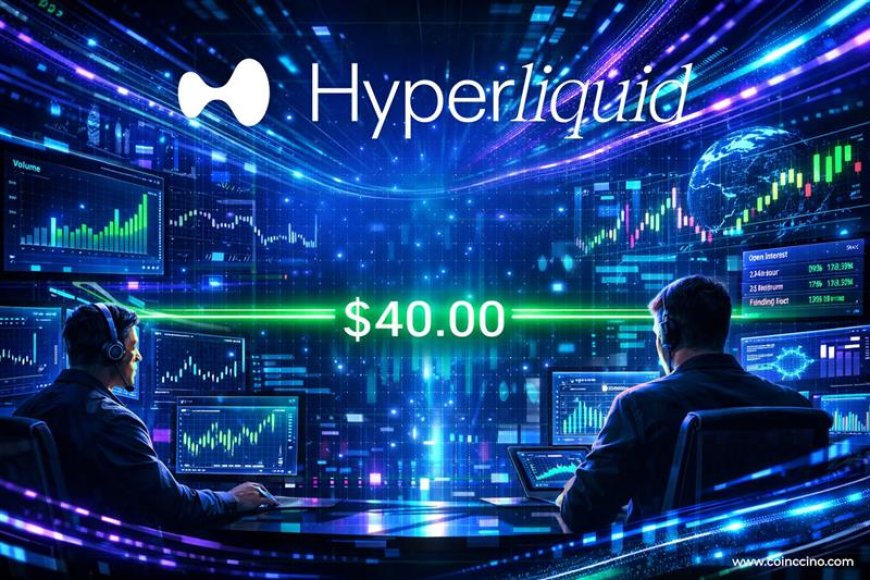 Hyperliquid Holds Near $40 as Record Activity Signals Strong Market Momentum