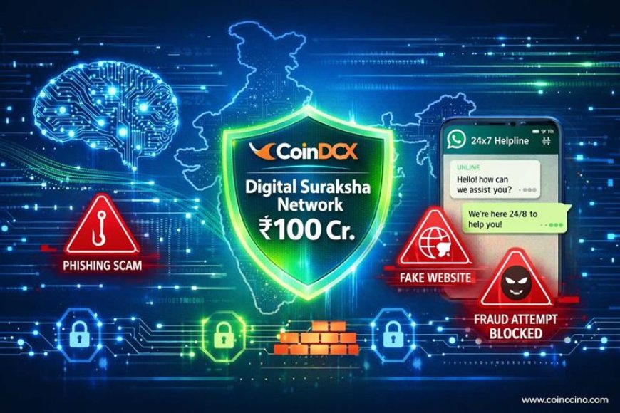 CoinDCX  Launches ₹100 Cr Digital Suraksha Network
