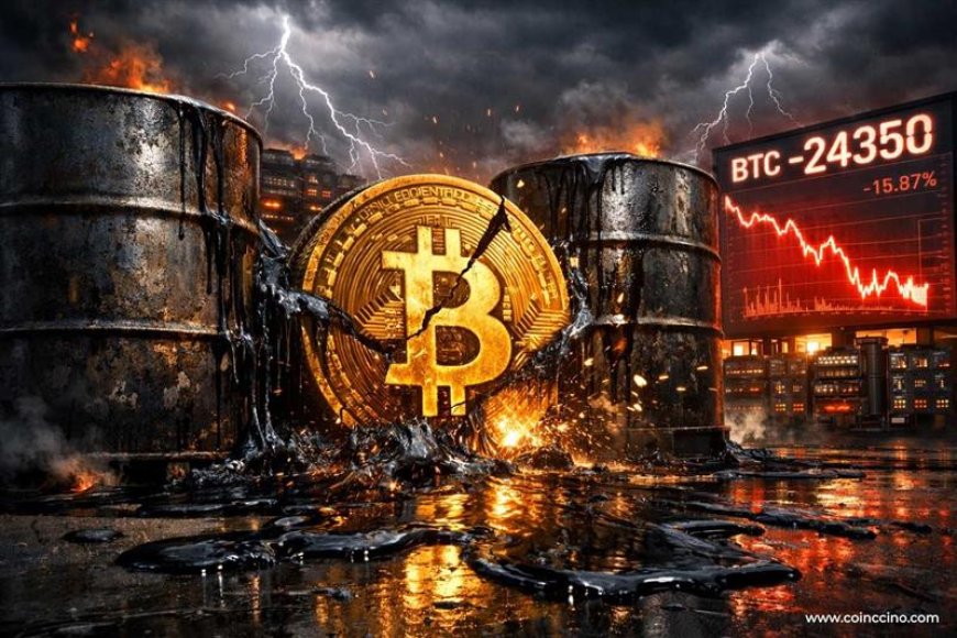 Oil Shock Hits Crypto: Bitcoin Miners Under Pressure