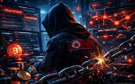 North Korean Hackers Crypto Theft Supply Chain Attack