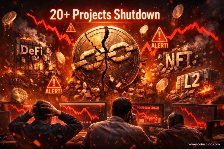 20+ Crypto Projects Shutdown Sparks Market Fear 2026