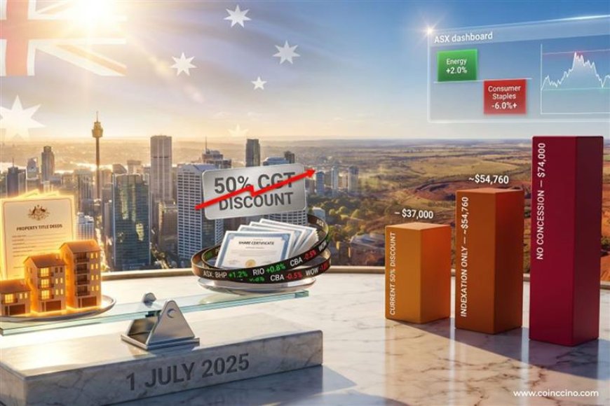 Australia Crypto Tax Reform by Removing 50% CGT Discount